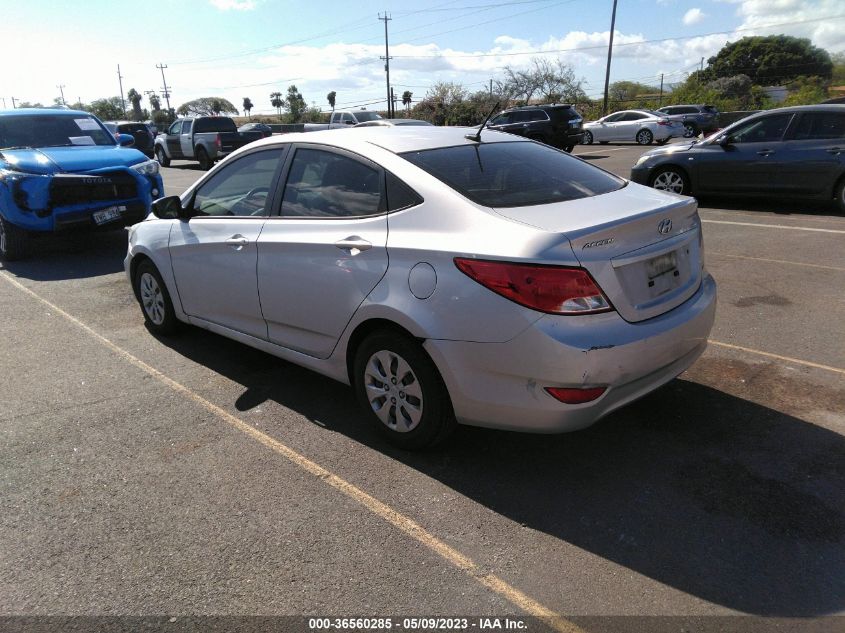 2016 HYUNDAI ACCENT SE - KMHCT4AE5GU062014