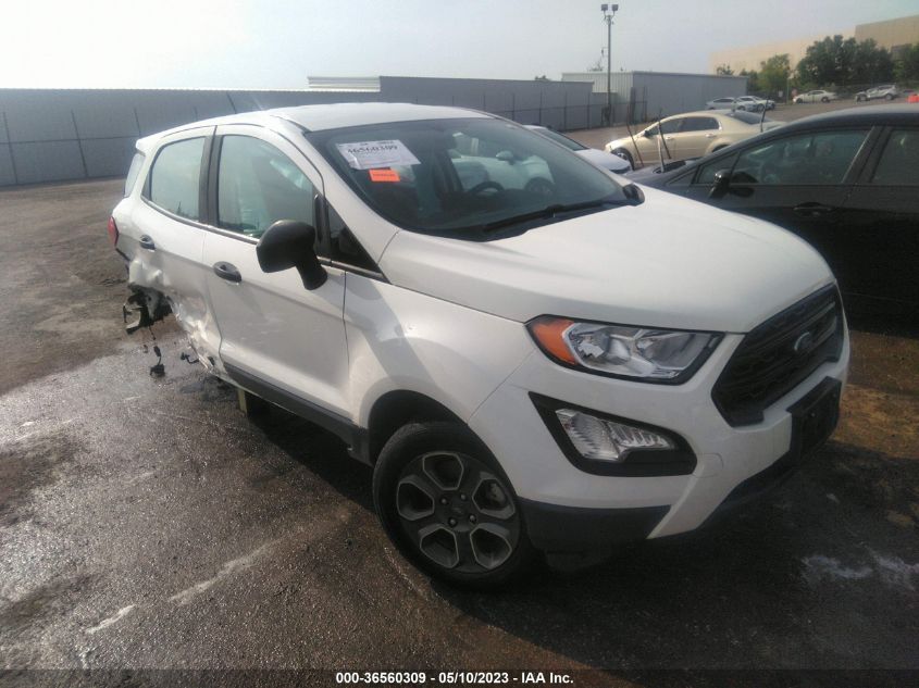 2018 FORD ECOSPORT S - MAJ6P1SL3JC221407