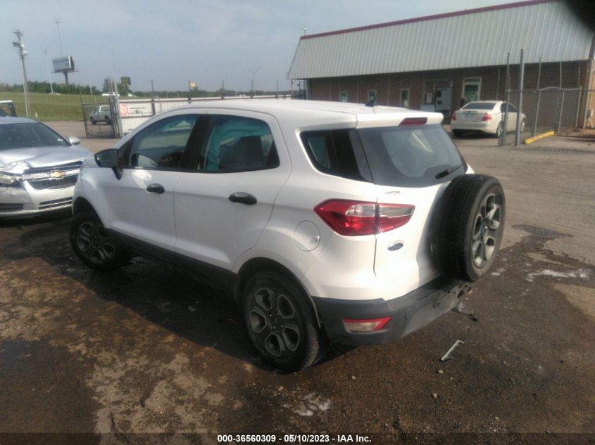 2018 FORD ECOSPORT S - MAJ6P1SL3JC221407