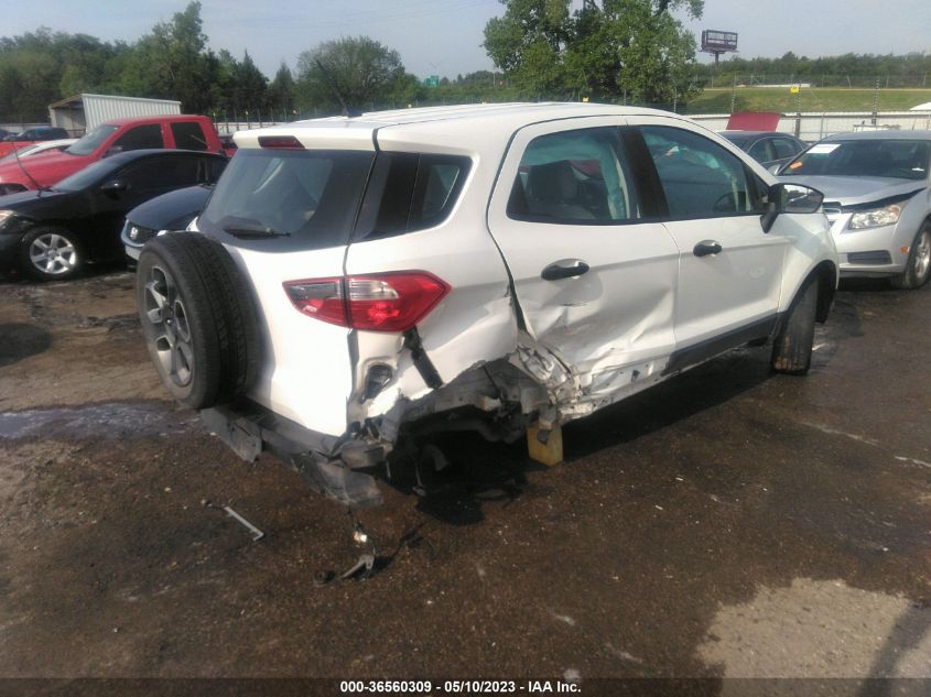 2018 FORD ECOSPORT S - MAJ6P1SL3JC221407