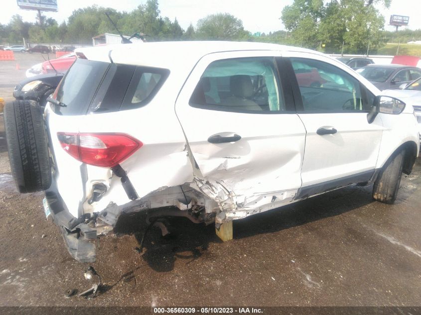 2018 FORD ECOSPORT S - MAJ6P1SL3JC221407