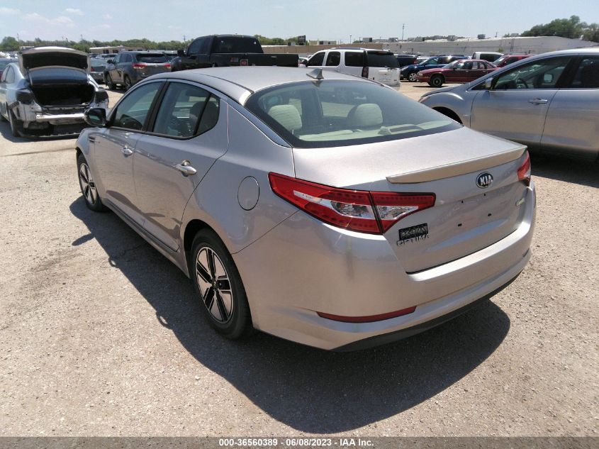 2013 KIA OPTIMA HYBRID LX - KNAGM4AD3D5050277