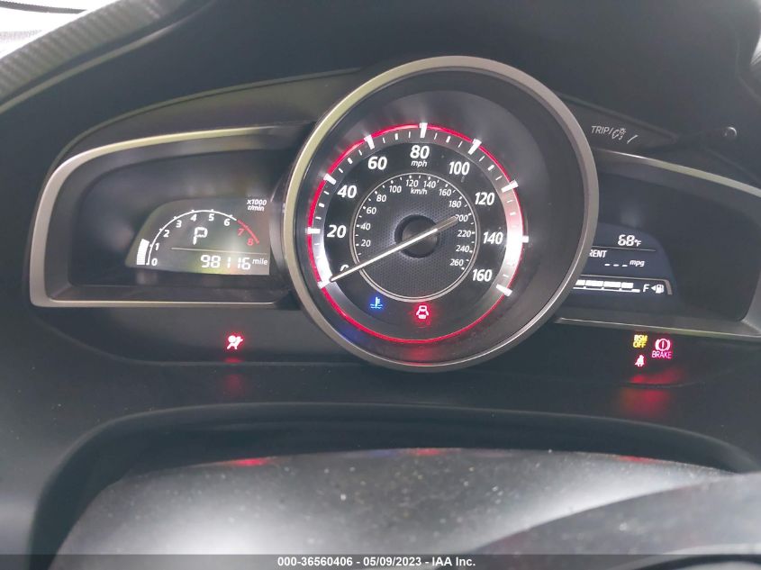 2015 MAZDA MAZDA3 I TOURING - 3MZBM1V75FM192687