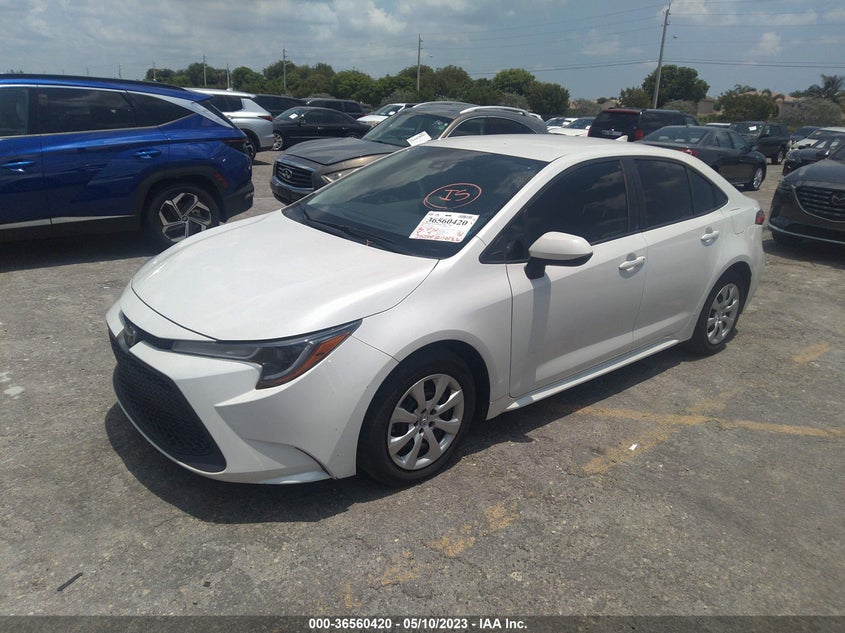 VIN 5YFEPRAE2LP039179 2020 TOYOTA COROLLA LE
