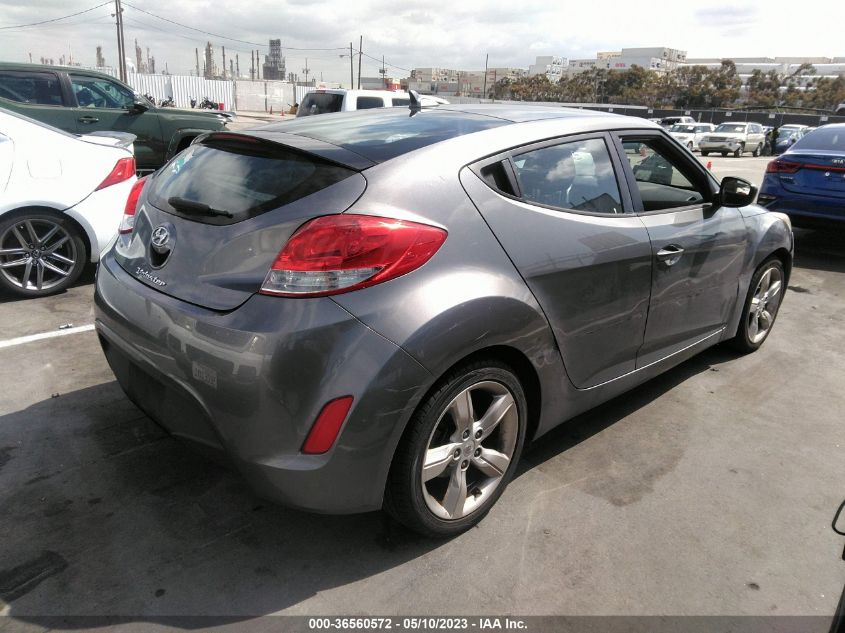 2014 HYUNDAI VELOSTER - KMHTC6AD6EU208808