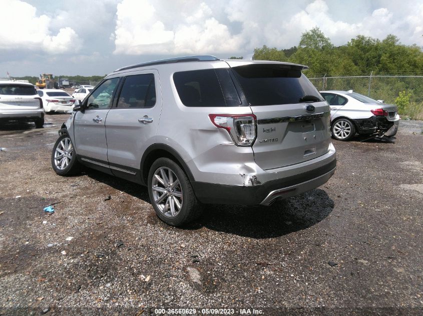 2016 FORD EXPLORER LIMITED - 1FM5K7F89GGB96118