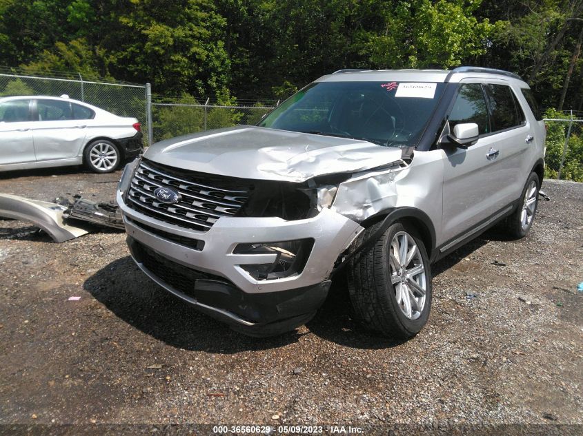 2016 FORD EXPLORER LIMITED - 1FM5K7F89GGB96118