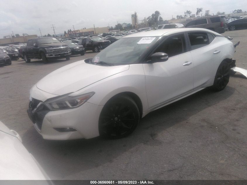 2016 NISSAN MAXIMA 3.5S/SV/SL/SR/PLAT - 1N4AA6AP3GC439370