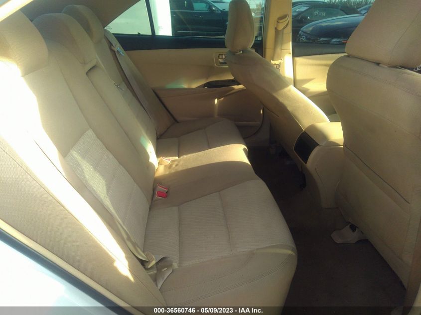 2016 TOYOTA CAMRY XLE/SE/LE/XSE - 4T4BF1FK3GR563408