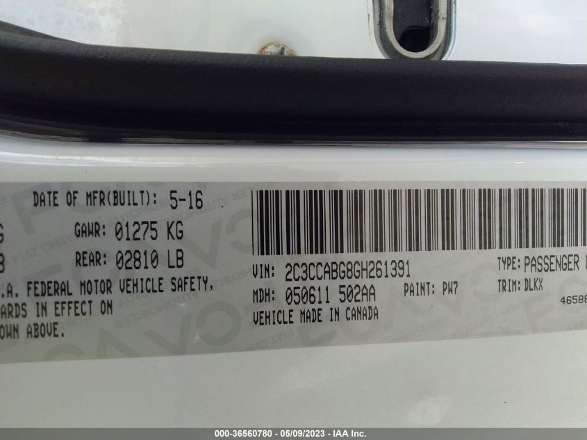 2016 CHRYSLER 300 300S ALLOY EDITION - 2C3CCABG8GH261391