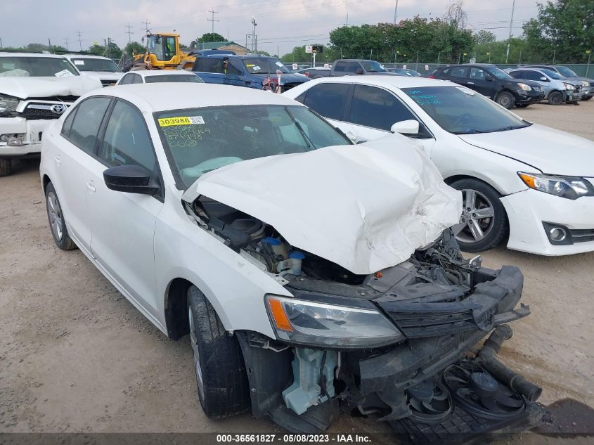 2013 VOLKSWAGEN JETTA SEDAN S - 3VW2K7AJ4DM374498