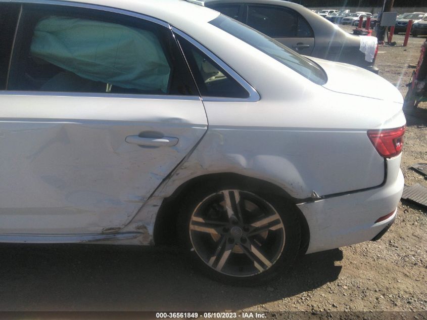 2017 AUDI A4 PREMIUM PLUS - WAUENAF42HN028451