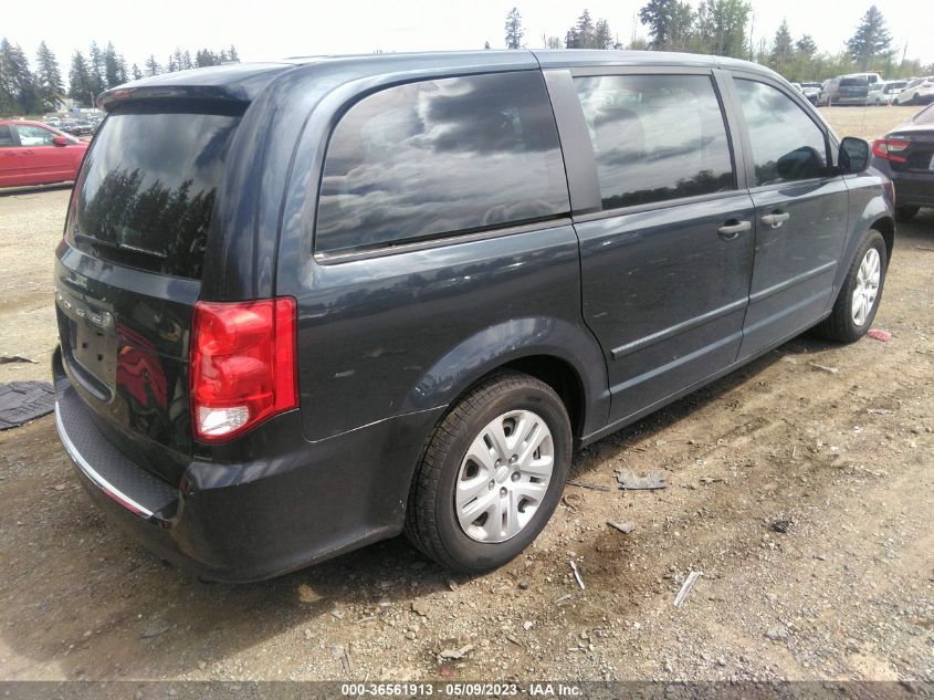 2014 DODGE GRAND CARAVAN AMERICAN VALUE PKG - 2C4RDGBG8ER453035