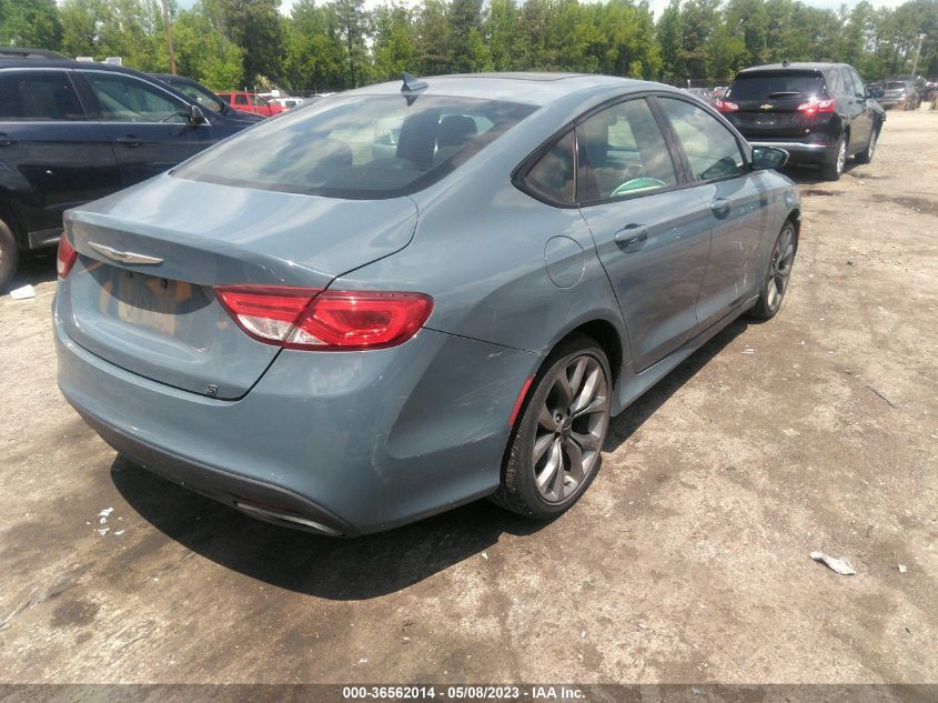 2015 CHRYSLER 200 S - 1C3CCCBG1FN581508
