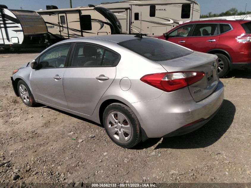 2015 KIA FORTE LX - KNAFK4A62F5286487