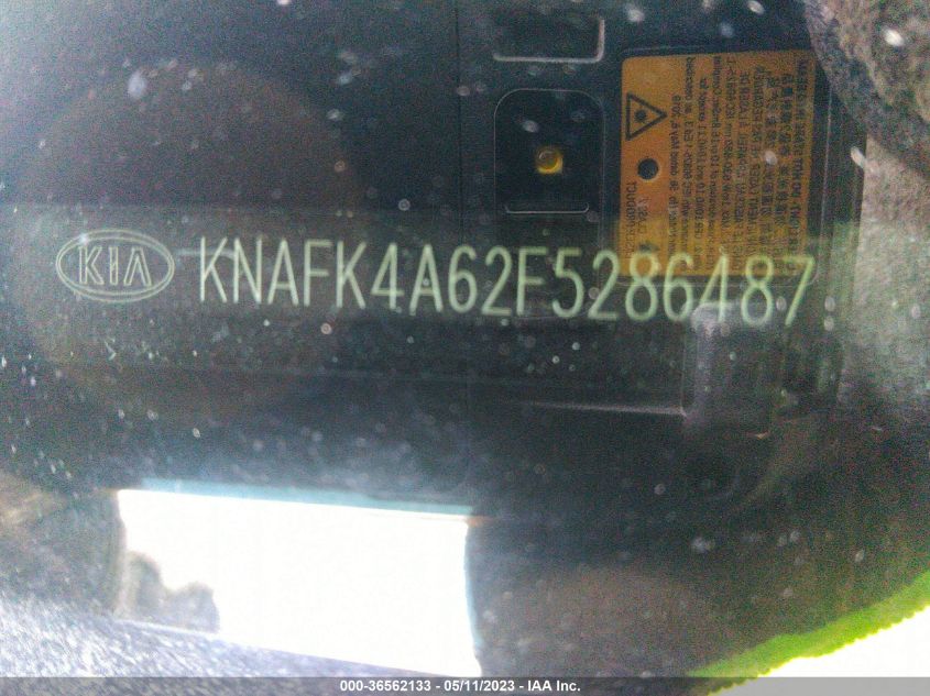 2015 KIA FORTE LX - KNAFK4A62F5286487