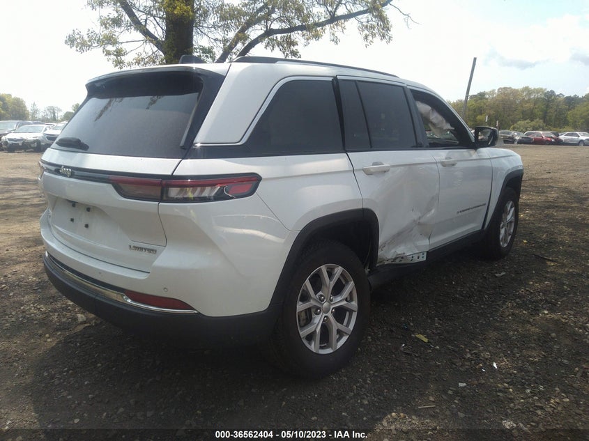VIN 1C4RJHBG4N8501205 2022 JEEP GRAND CHEROKEE LIMITED