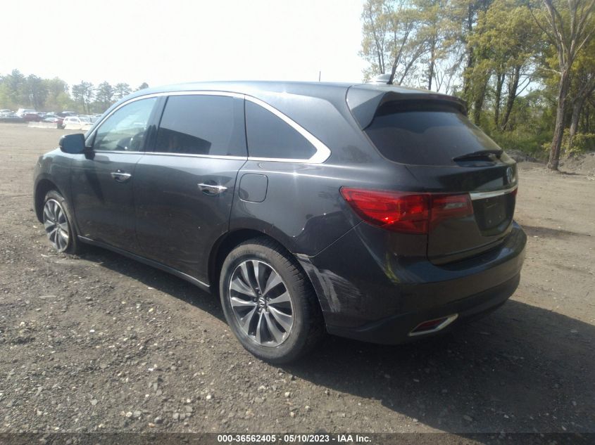 2016 ACURA MDX W/TECH/W/TECH - 5FRYD4H41GB002047