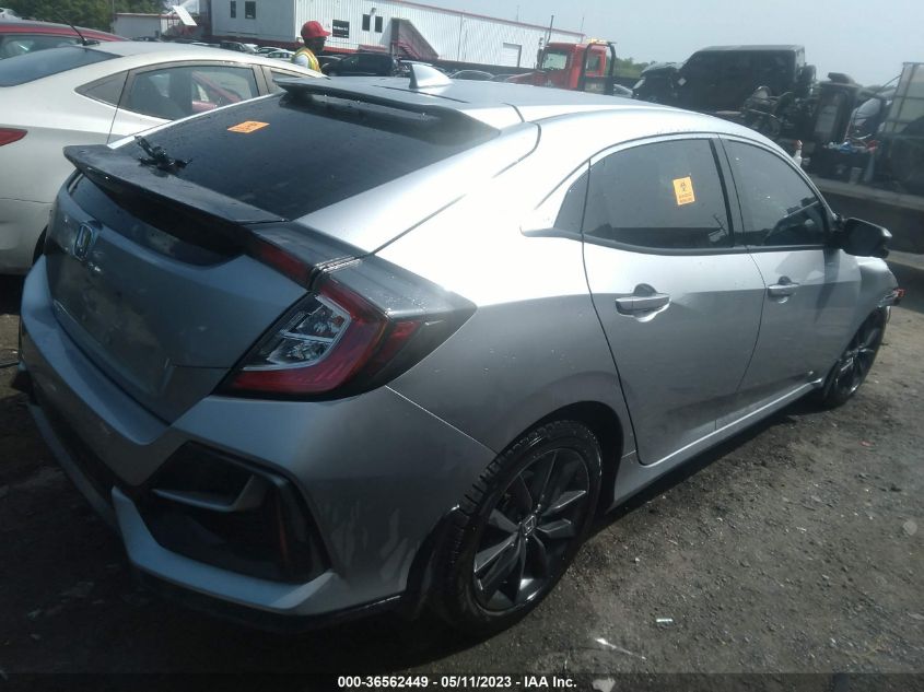 2021 HONDA CIVIC HATCHBACK EX - SHHFK7H63MU229381