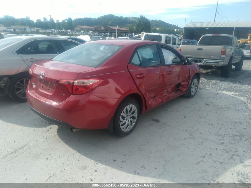 VIN 2T1BURHE1JC047966 2018 TOYOTA COROLLA LE