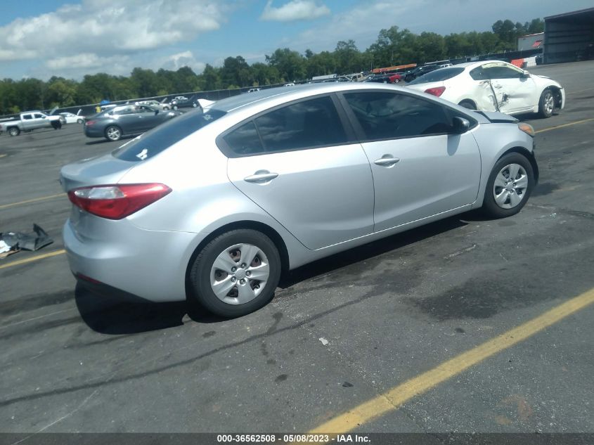 2015 KIA FORTE LX - KNAFX4A67F5404034