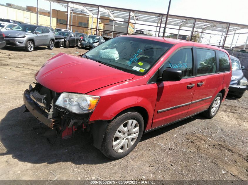 2013 DODGE GRAND CARAVAN AMERICAN VALUE PKG - 2C4RDGBG5DR799414