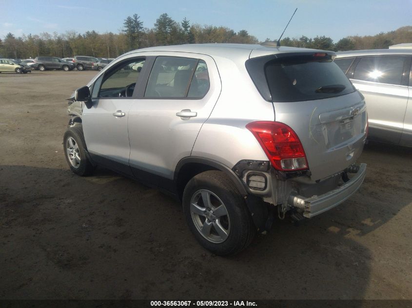 2016 CHEVROLET TRAX LS - 3GNCJNSB9GL247253