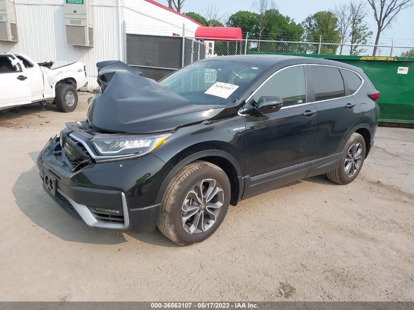 2022 HONDA CR-V HYBRID EX 5J6RT6H52NL041781