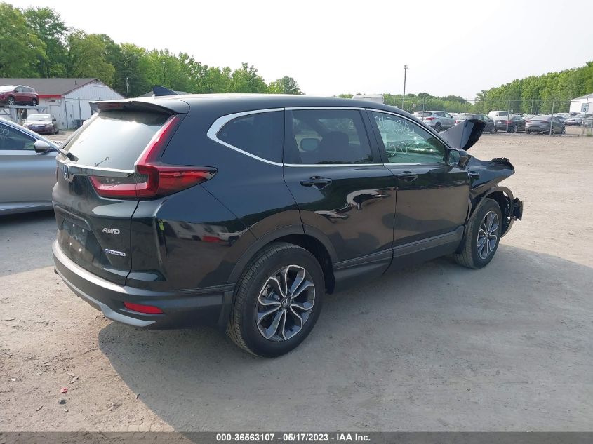 2022 HONDA CR-V HYBRID EX 5J6RT6H52NL041781