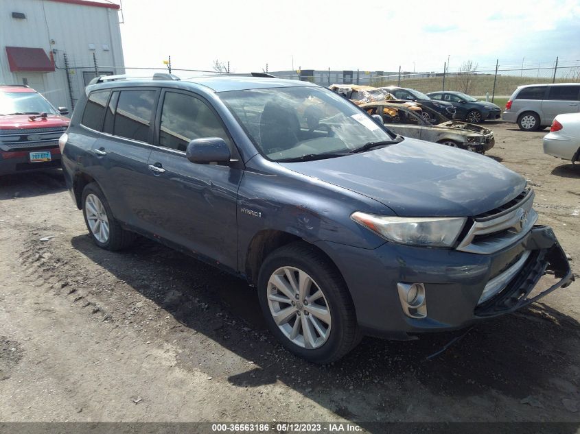 2013 TOYOTA HIGHLANDER HYBRID LIMITED - JTEDC3EH8D2011178