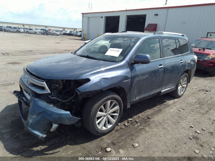 2013 TOYOTA HIGHLANDER HYBRID LIMITED - JTEDC3EH8D2011178