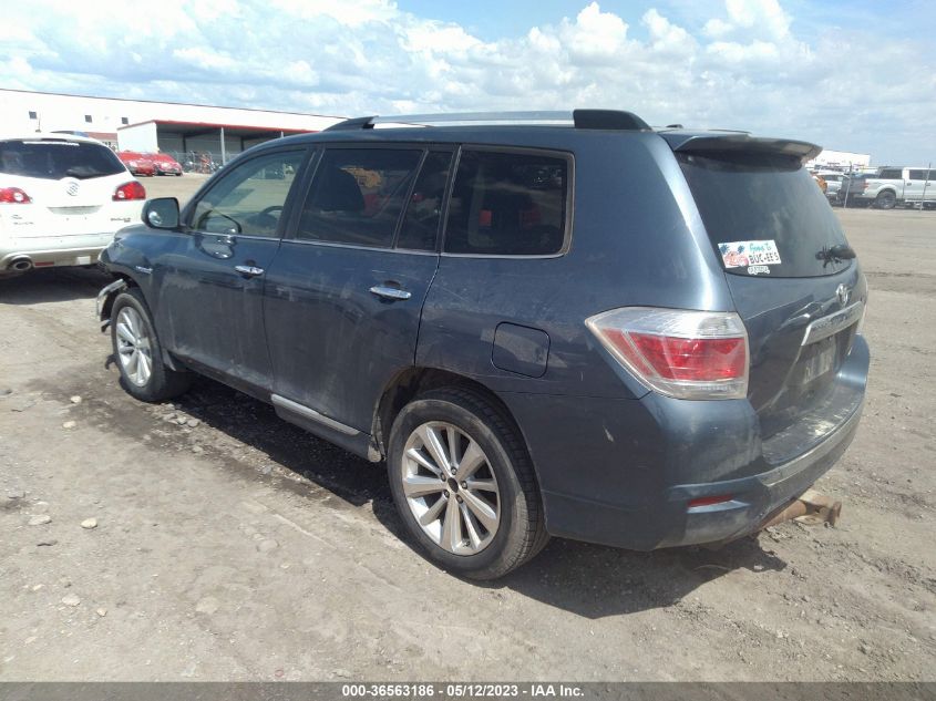 2013 TOYOTA HIGHLANDER HYBRID LIMITED - JTEDC3EH8D2011178