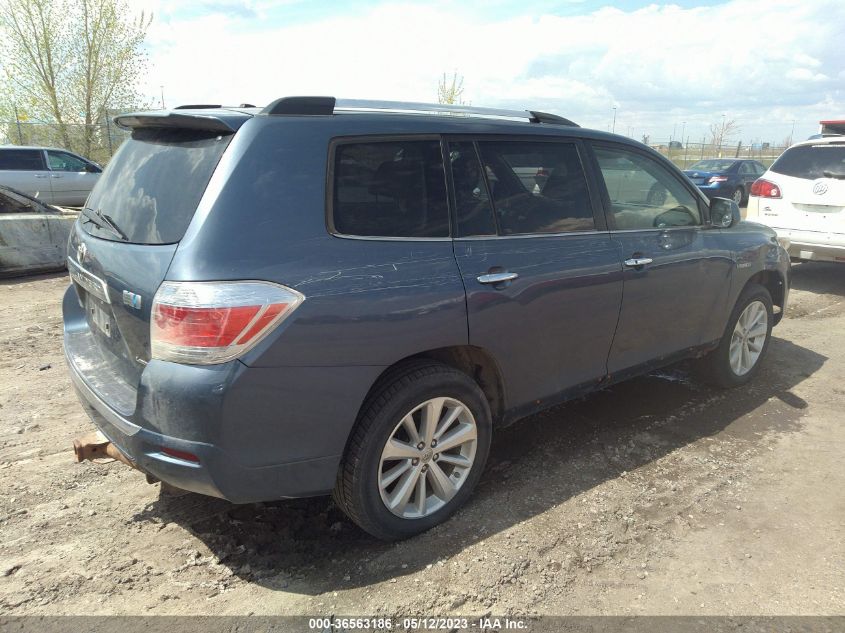 2013 TOYOTA HIGHLANDER HYBRID LIMITED - JTEDC3EH8D2011178
