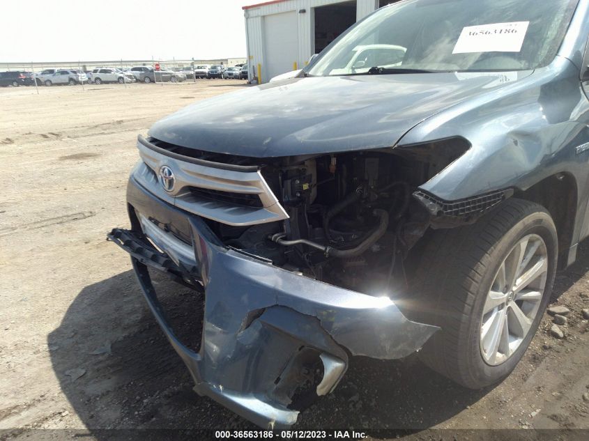 2013 TOYOTA HIGHLANDER HYBRID LIMITED - JTEDC3EH8D2011178