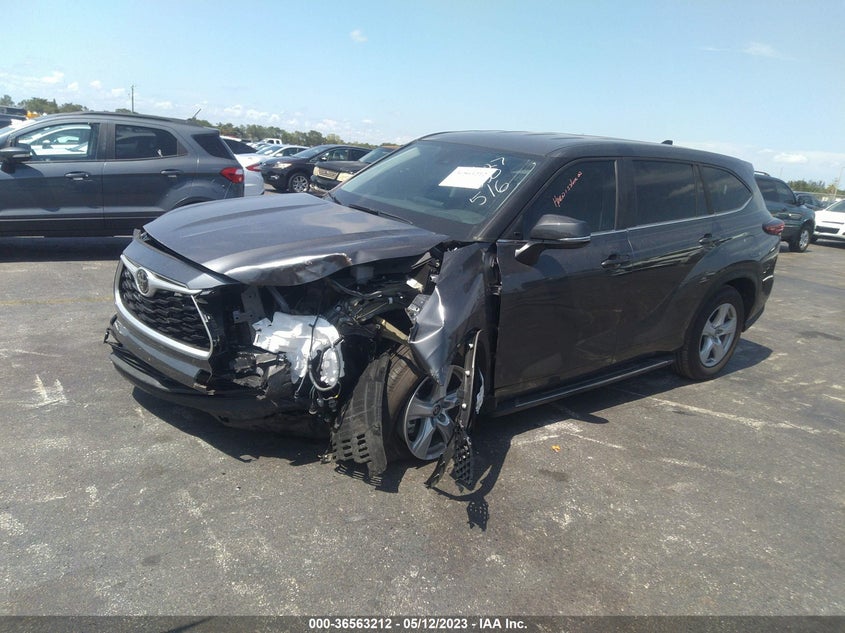 VIN 5TDKDRAH8PS505927 2023 TOYOTA HIGHLANDER L/LE/XLE/XSE/LIMITED