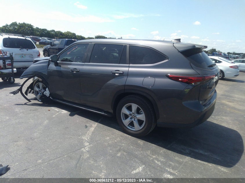 VIN 5TDKDRAH8PS505927 2023 TOYOTA HIGHLANDER L/LE/XLE/XSE/LIMITED