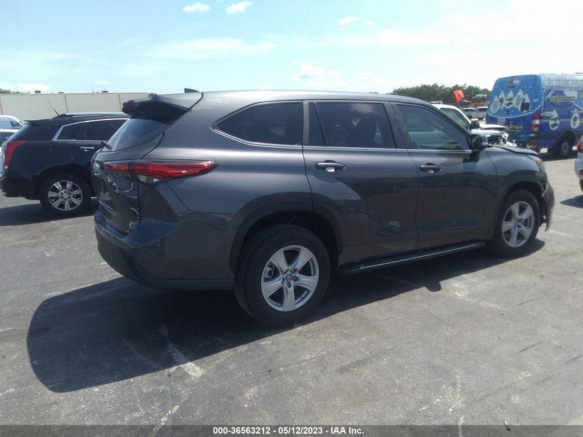 VIN 5TDKDRAH8PS505927 2023 TOYOTA HIGHLANDER L/LE/XLE/XSE/LIMITED