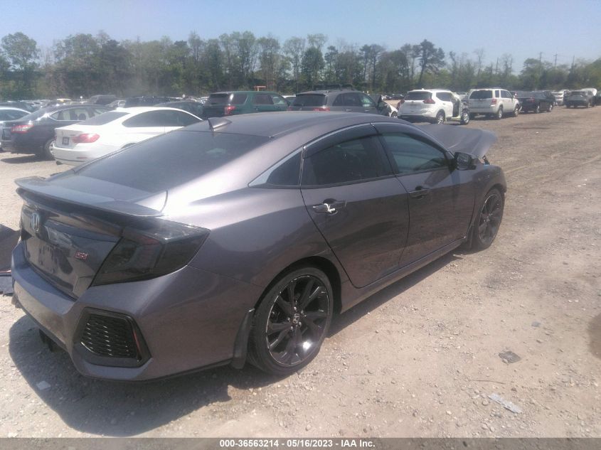 2018 HONDA CIVIC SI SEDAN 2HGFC1E50JH701115
