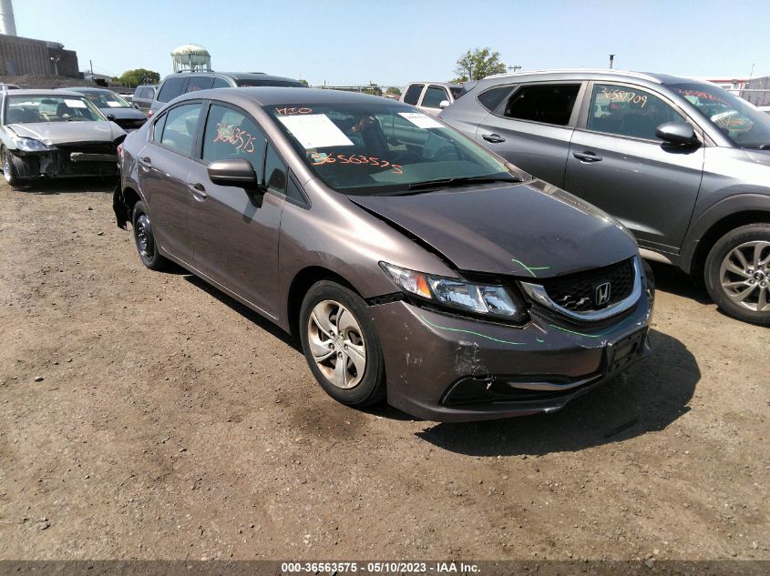 2015 HONDA CIVIC SEDAN LX - 19XFB2F59FE255197