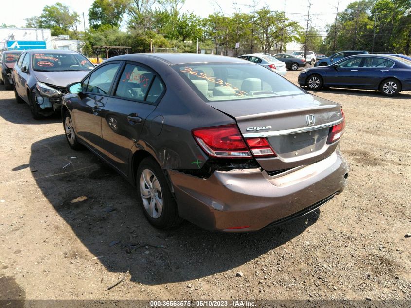 2015 HONDA CIVIC SEDAN LX - 19XFB2F59FE255197