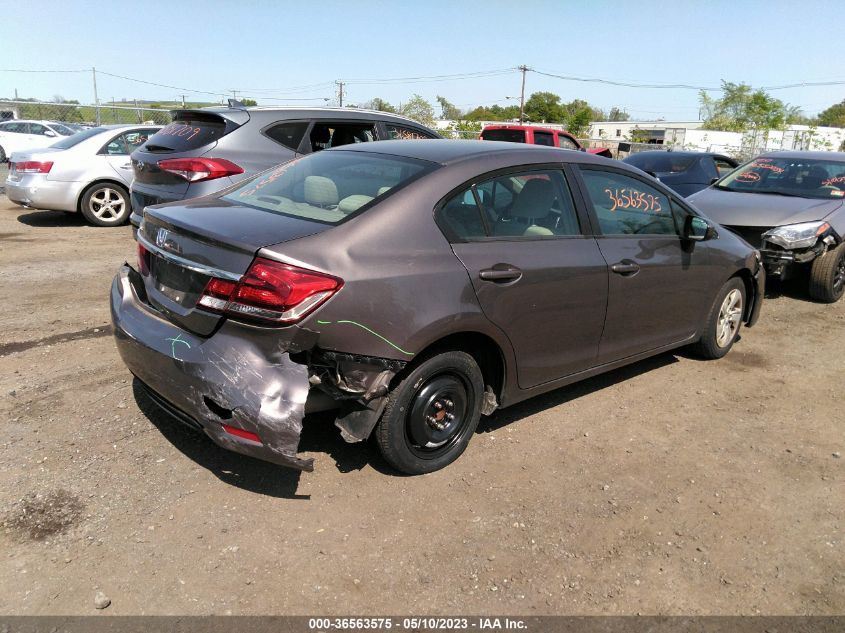 2015 HONDA CIVIC SEDAN LX - 19XFB2F59FE255197