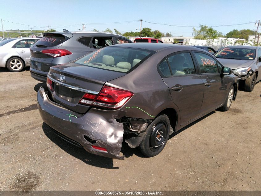 2015 HONDA CIVIC SEDAN LX - 19XFB2F59FE255197