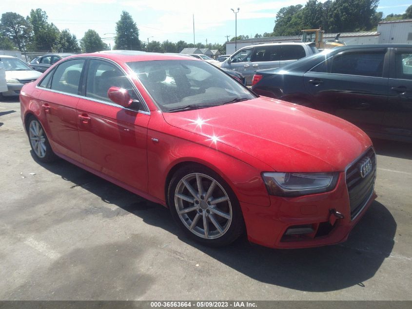 2015 AUDI A4 PREMIUM - WAUAFAFL4FN035143