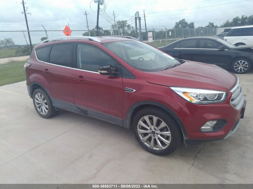 2017 FORD ESCAPE TITANIUM - 1FMCU0J91HUA63025