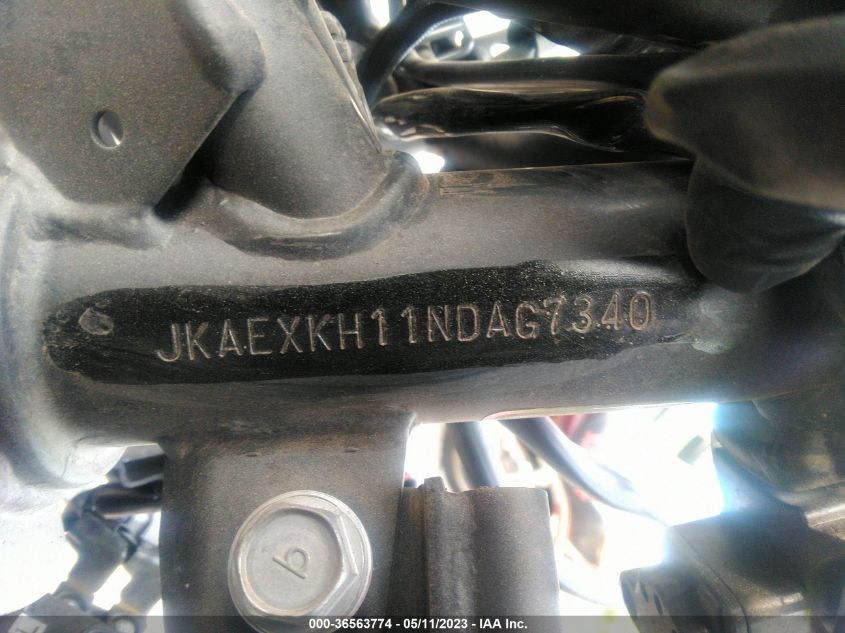 2022 KAWASAKI EX400 JKAEXKH11NDAG7340