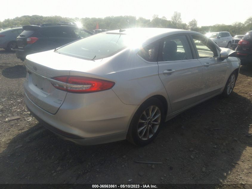 2017 FORD FUSION SE - 3FA6P0HD2HR126570