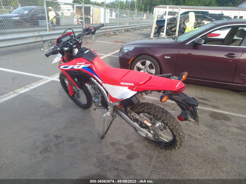 2022 HONDA CRF300 LA MLHND1658N5100891