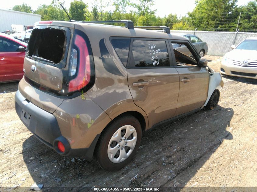 2015 KIA SOUL BASE - KNDJN2A29F7212641