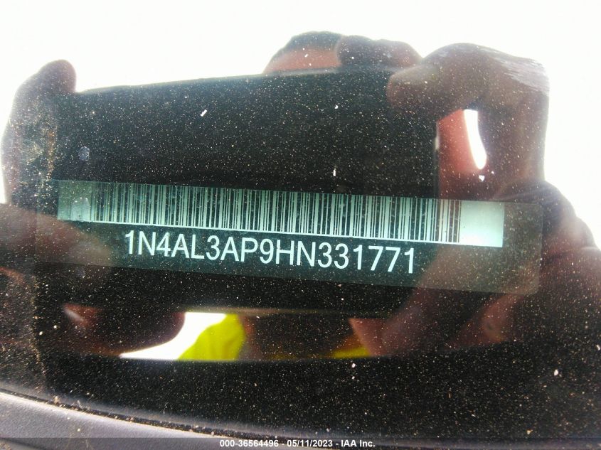 2017 NISSAN ALTIMA 2.5 S - 1N4AL3AP9HN331771