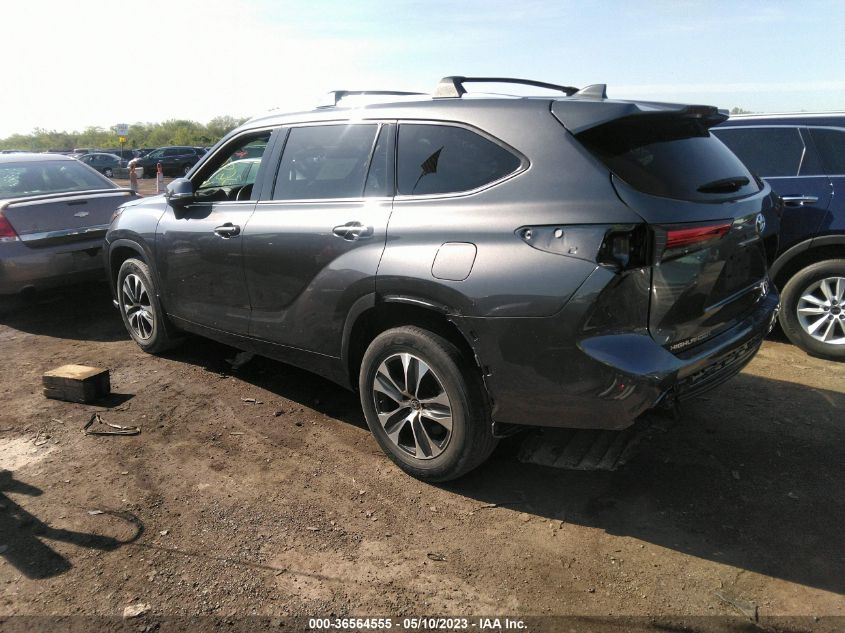 2020 TOYOTA HIGHLANDER XLE - 5TDHZRBH2LS507676